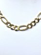 10K 12mm Semi-Solid Figaro Chain For Cheap