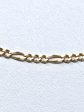 10K 3.5mm Semi-Solid Figaro Chain For Discount