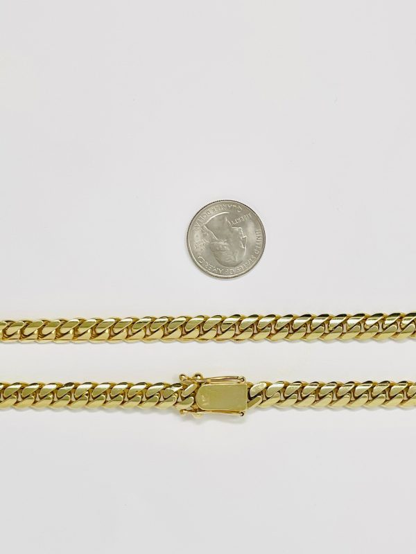 14K 12mm Solid Miami Cuban Chain For Cheap