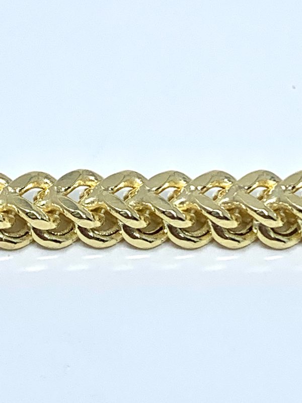 14K 6mm Semi-Solid Franco Chain Cheap