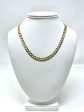 14K 9.5mm Diamond Cut Solid Curb Chain Sale