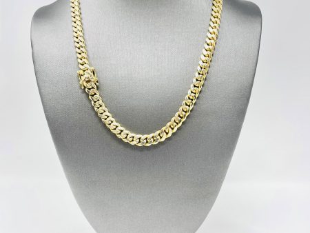 10K 9mm Solid Miami Cuban Chain For Sale