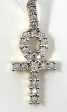 10K 0.24CT Yellow Gold Cross Pendant Charm For Cheap