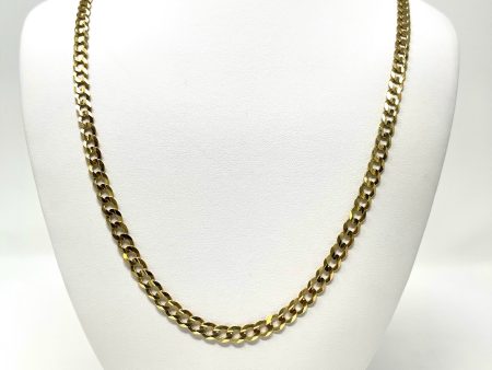 14K 5.5mm Solid Curb Chain Online