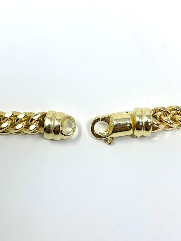 10K 6mm Semi-Solid Franco Chain Online Hot Sale