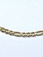 14K 4.5mm Solid Figaro Chain Discount