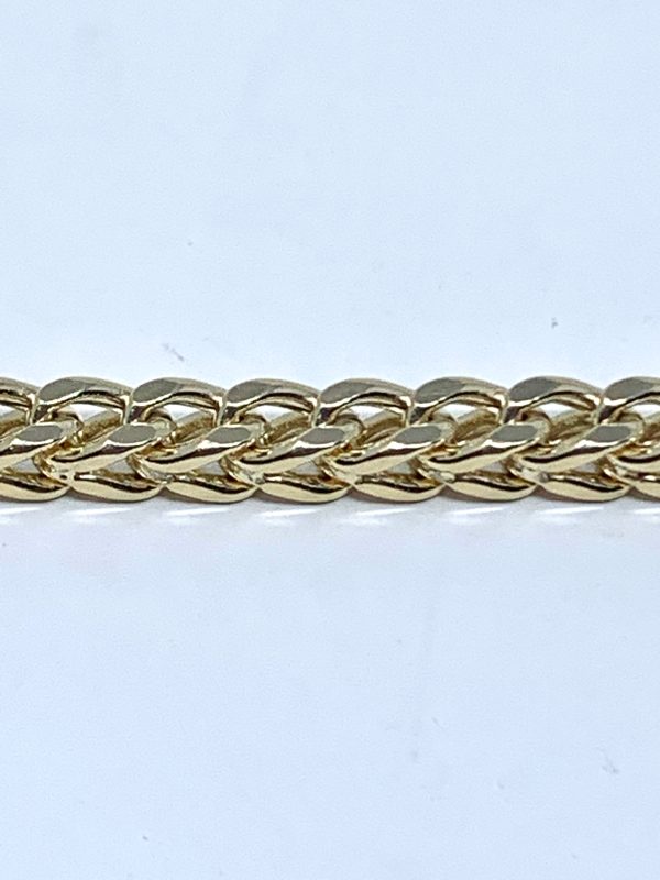 10K 4.5mm Semi-Solid Franco Chain For Discount