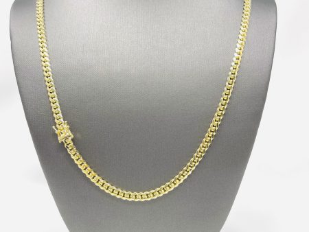 10K 5mm Solid Miami Cuban Chain Sale