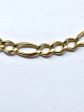 10K 6.5mm Semi-Solid Figaro Chain For Sale