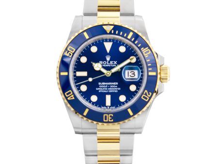 [CUSTOMIZABLE] PRE-OWNED ROLEX 40MM TWO-TONE SUBMARINER For Sale