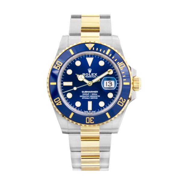 [CUSTOMIZABLE] PRE-OWNED ROLEX 40MM TWO-TONE SUBMARINER For Sale