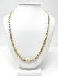 14K 8mm Semi-Solid Diamond Rope Chain Sale