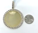 10K 1.12CT Yellow Gold Memory Pendant Charm Hot on Sale