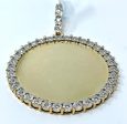 10K 1.12CT Yellow Gold Memory Pendant Charm Hot on Sale