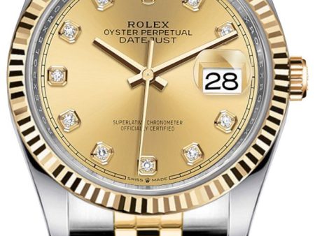 [Customizable] Pre-Owned Rolex Datejust 36mm Two Tone Discount