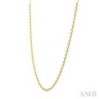 1 1 4 ctw Bezel Set Round Cut Diamond Tennis Necklace in 14K Yellow Gold on Sale