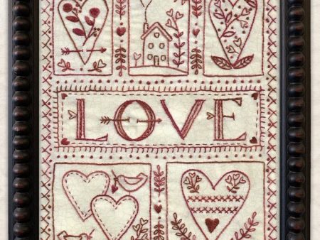 Love Sampler Embroidery Pattern Discount