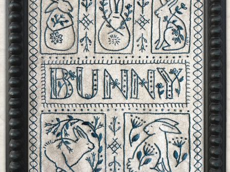 Bunny Sampler Embroidery Pattern For Cheap