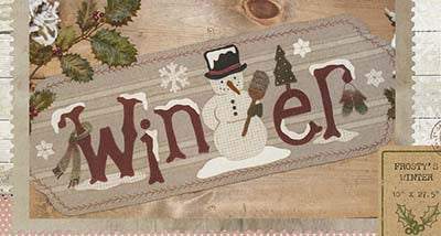 Frosty s Winter Table Runner Pattern Sale