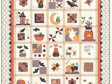 Spooky Halloween Quilt - Complete Pattern Cheap